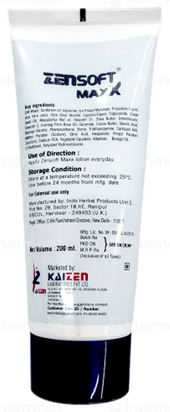 Zensoft Maxx Lotion 200Ml